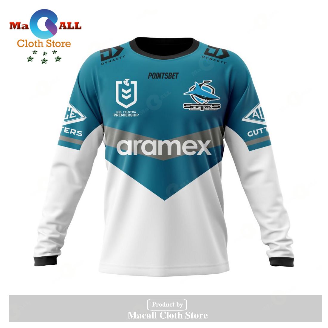 Personalized NRL Cronulla-Sutherland Sharks - Specialized Heritage 2023 Jersey Hoodie Sweatshirt 3D LIMITED EDITION