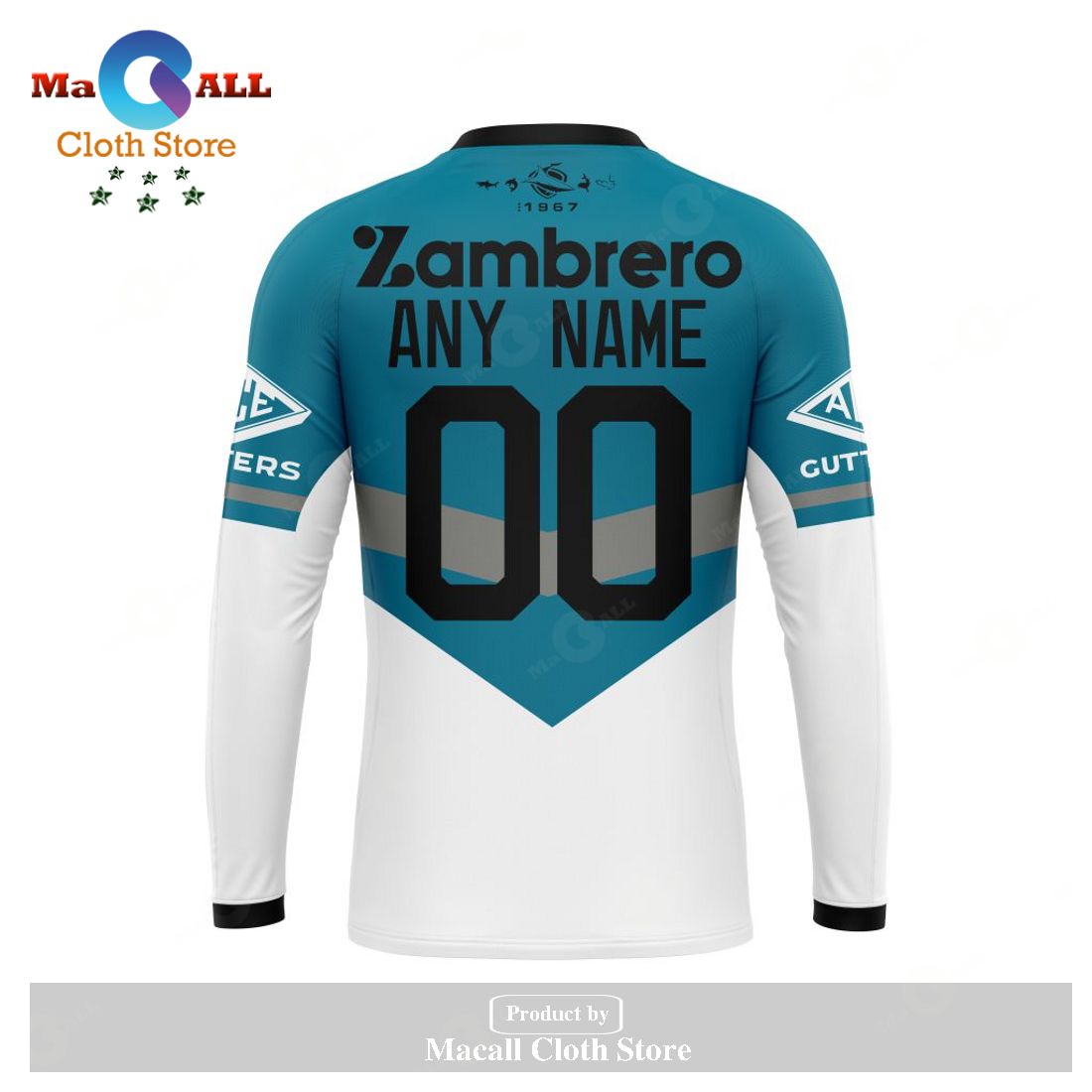 Personalized NRL Cronulla-Sutherland Sharks - Specialized Heritage 2023 Jersey Hoodie Sweatshirt 3D LIMITED EDITION