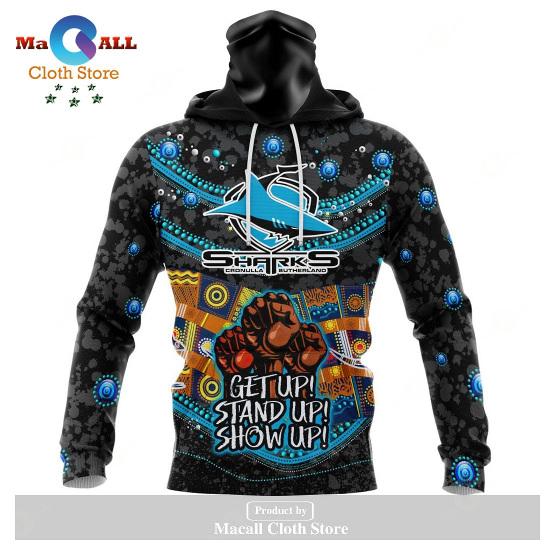 Personalized NRL Cronulla-Sutherland Sharks - Specialized Indigenous Kits For NAIDOC Week Hoodie Sweatshirt 3D LIMITED EDITION Personalized NRL Cronulla-Sutherland Sharks - Specialized Indigenous Kits For NAIDOC Week Hoodie Sweatshirt 3D LIMITED EDITION