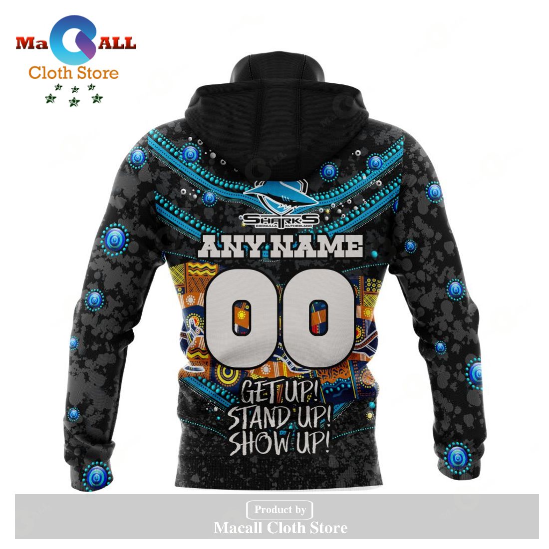 Personalized NRL Cronulla-Sutherland Sharks - Specialized Indigenous Kits For NAIDOC Week Hoodie Sweatshirt 3D LIMITED EDITION Personalized NRL Cronulla-Sutherland Sharks - Specialized Indigenous Kits For NAIDOC Week Hoodie Sweatshirt 3D LIMITED EDITION
