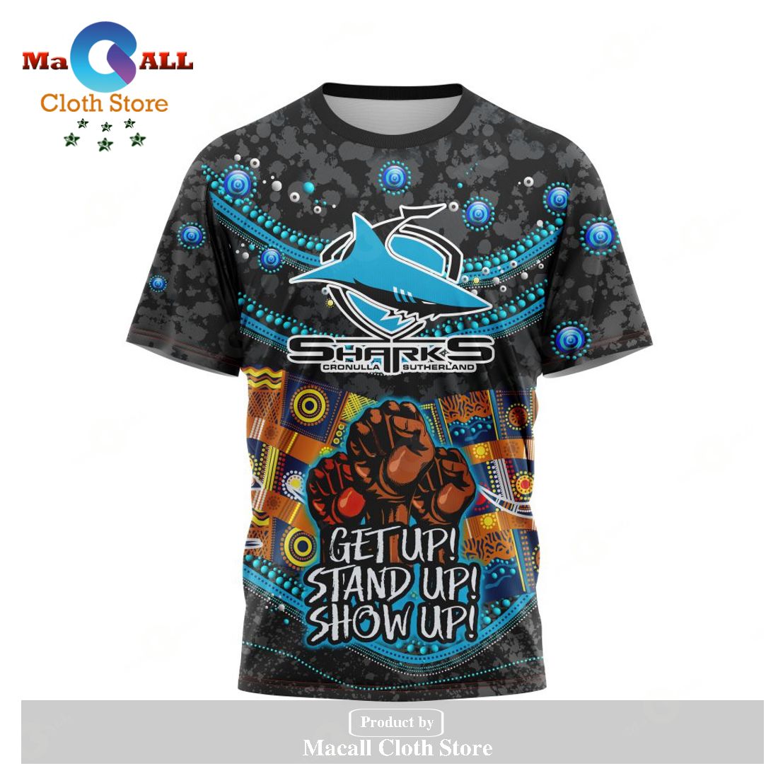 Personalized NRL Cronulla-Sutherland Sharks - Specialized Indigenous Kits For NAIDOC Week Hoodie Sweatshirt 3D LIMITED EDITION Personalized NRL Cronulla-Sutherland Sharks - Specialized Indigenous Kits For NAIDOC Week Hoodie Sweatshirt 3D LIMITED EDITION