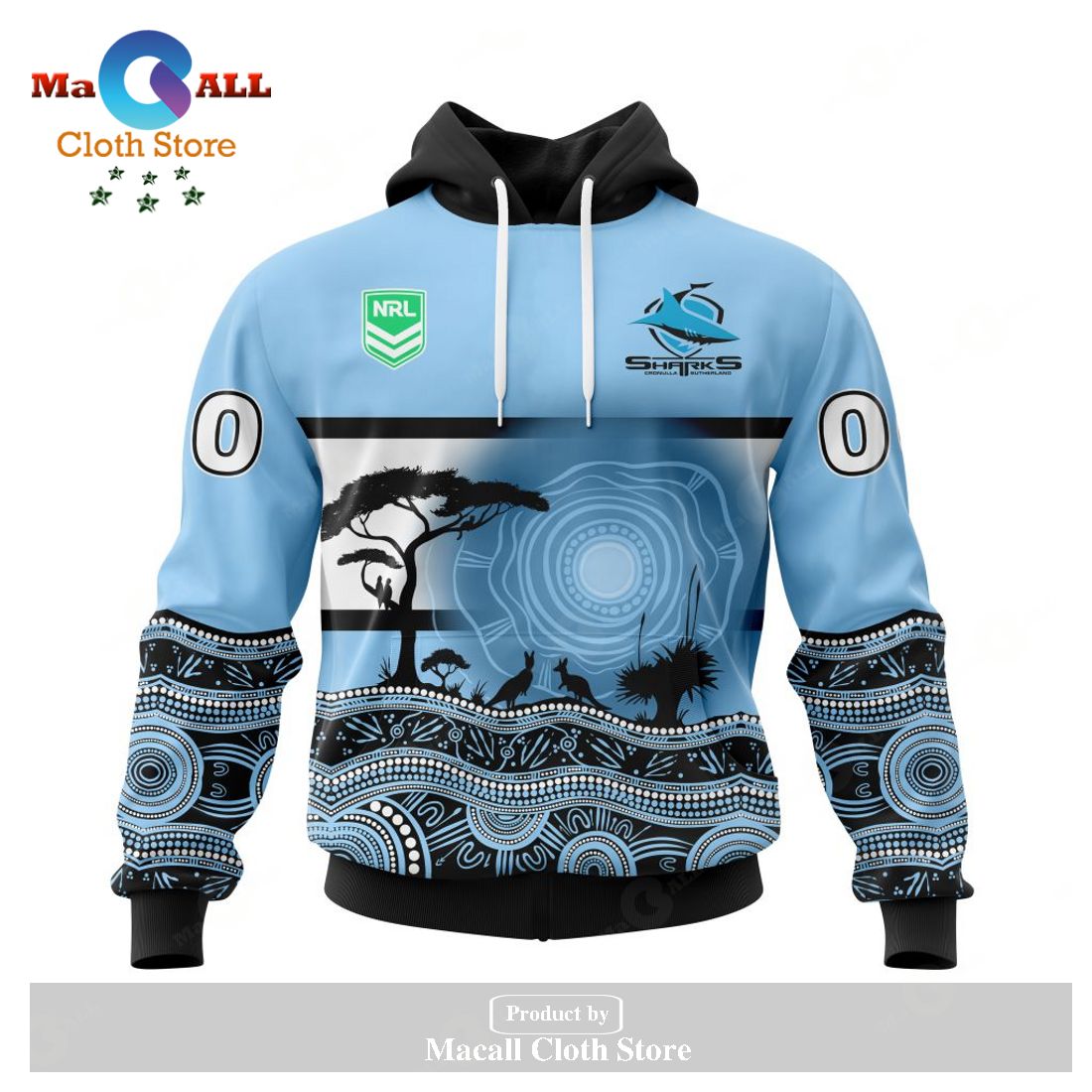 Personalized NRL Cronulla-Sutherland Sharks - Specialized Jersey With Beautiful Australia Nature Hoodie Sweatshirt 3D LIMITED EDITION Personalized NRL Cronulla-Sutherland Sharks - Specialized Jersey With Beautiful Australia Nature Hoodie Sweatshirt 3D LIMITED EDITION