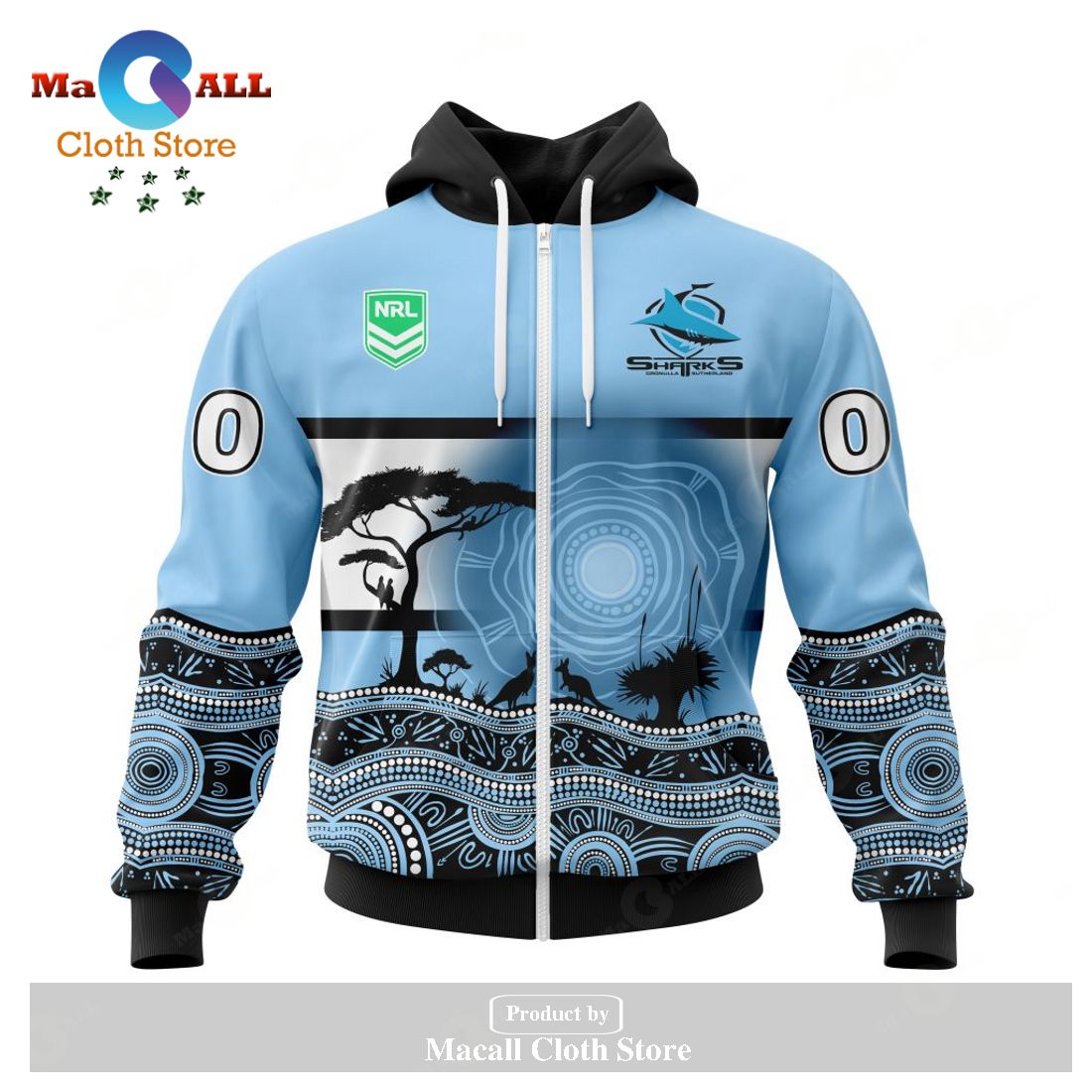 Personalized NRL Cronulla-Sutherland Sharks - Specialized Jersey With Beautiful Australia Nature Hoodie Sweatshirt 3D LIMITED EDITION Personalized NRL Cronulla-Sutherland Sharks - Specialized Jersey With Beautiful Australia Nature Hoodie Sweatshirt 3D LIMITED EDITION