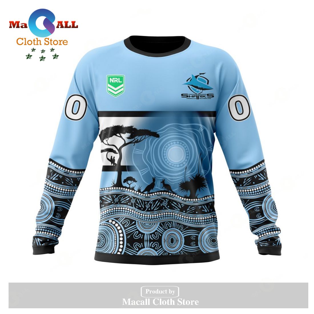 Personalized NRL Cronulla-Sutherland Sharks - Specialized Jersey With Beautiful Australia Nature Hoodie Sweatshirt 3D LIMITED EDITION Personalized NRL Cronulla-Sutherland Sharks - Specialized Jersey With Beautiful Australia Nature Hoodie Sweatshirt 3D LIMITED EDITION