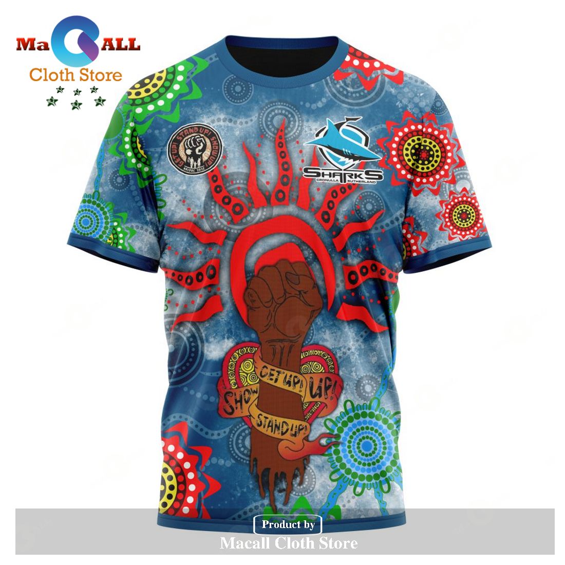 Personalized NRL Cronulla-Sutherland Sharks - Specialized NAIDOC Event Design Hoodie Sweatshirt 3D LIMITED EDITION Personalized NRL Cronulla-Sutherland Sharks - Specialized NAIDOC Event Design Hoodie Sweatshirt 3D LIMITED EDITION