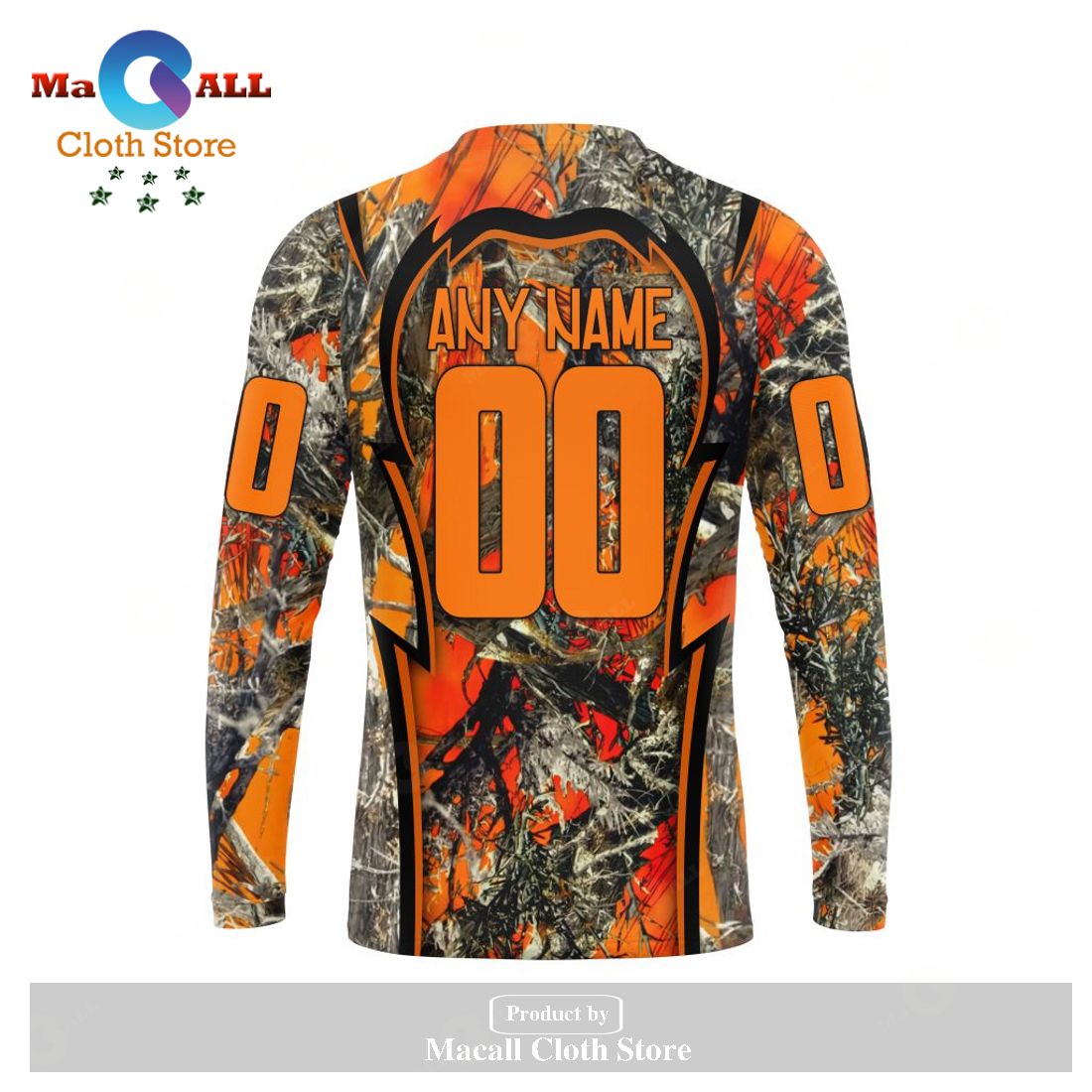 Personalized NRL Cronulla-Sutherland Sharks - Specialized Orange Hunting Camo Hoodie Sweatshirt 3D LIMITED EDITION Personalized NRL Cronulla-Sutherland Sharks - Specialized Orange Hunting Camo Hoodie Sweatshirt 3D LIMITED EDITION