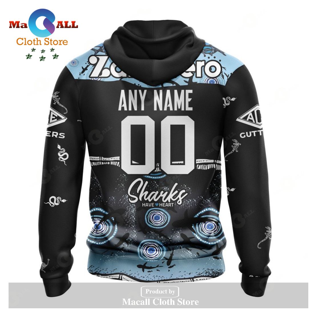 Personalized NRL Cronulla-Sutherland Sharks Indigenous Kits 2023 Hoodie Sweatshirt 3D LIMITED EDITION Personalized NRL Cronulla-Sutherland Sharks Indigenous Kits 2023 Hoodie Sweatshirt 3D LIMITED EDITION