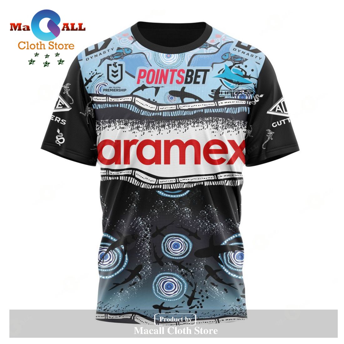 Personalized NRL Cronulla-Sutherland Sharks Indigenous Kits 2023 Hoodie Sweatshirt 3D LIMITED EDITION Personalized NRL Cronulla-Sutherland Sharks Indigenous Kits 2023 Hoodie Sweatshirt 3D LIMITED EDITION