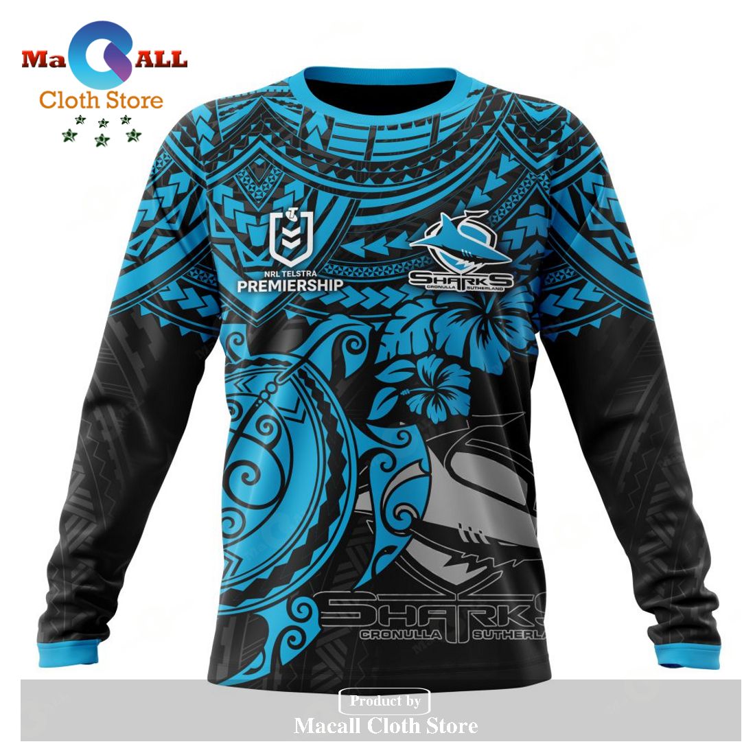 Personalized NRL Cronulla-Sutherland Sharks Polynesian Concept Kits Hoodie Sweatshirt 3D LIMITED EDITION Personalized NRL Cronulla-Sutherland Sharks Polynesian Concept Kits Hoodie Sweatshirt 3D LIMITED EDITION