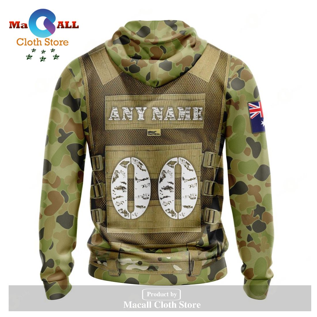 Personalized NRL Cronulla-Sutherland Sharks Special Military Camo Hoodie Sweatshirt 3D LIMITED EDITION Personalized NRL Cronulla-Sutherland Sharks Special Military Camo Hoodie Sweatshirt 3D LIMITED EDITION