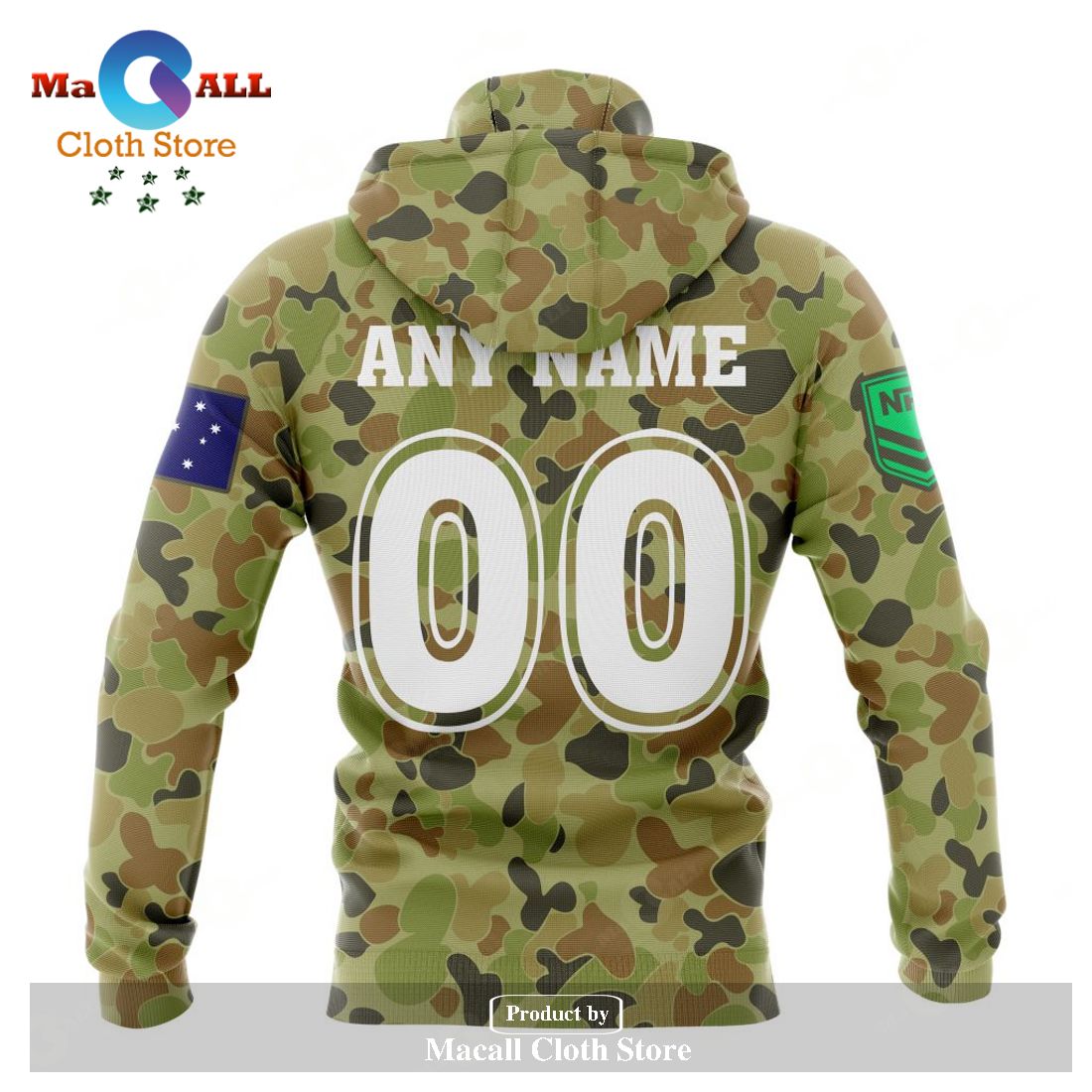 Personalized NRL Cronulla-Sutherland Sharks Special Military Camo Kits Hoodie Sweatshirt 3D LIMITED EDITION Personalized NRL Cronulla-Sutherland Sharks Special Military Camo Kits Hoodie Sweatshirt 3D LIMITED EDITION