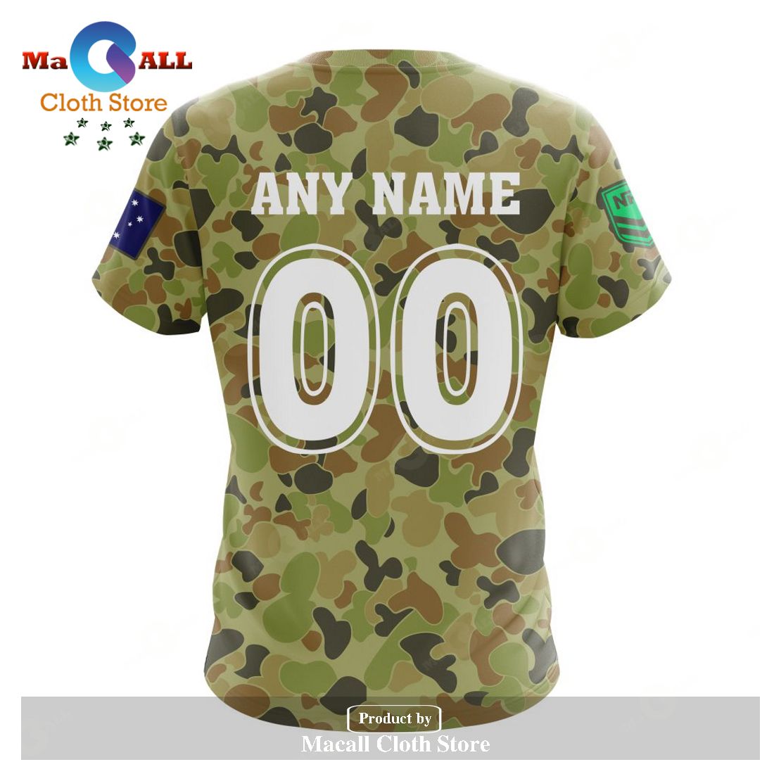 Personalized NRL Cronulla-Sutherland Sharks Special Military Camo Kits Hoodie Sweatshirt 3D LIMITED EDITION Personalized NRL Cronulla-Sutherland Sharks Special Military Camo Kits Hoodie Sweatshirt 3D LIMITED EDITION