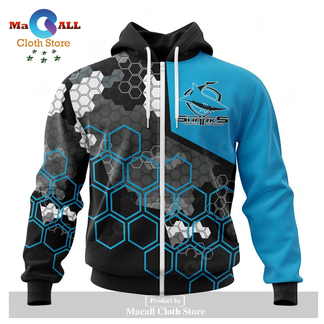 Personalized NRL Cronulla-Sutherland Sharks Special MotoCross Concept Hoodie Sweatshirt 3D LIMITED EDITION Personalized NRL Cronulla-Sutherland Sharks Special MotoCross Concept Hoodie Sweatshirt 3D LIMITED EDITION