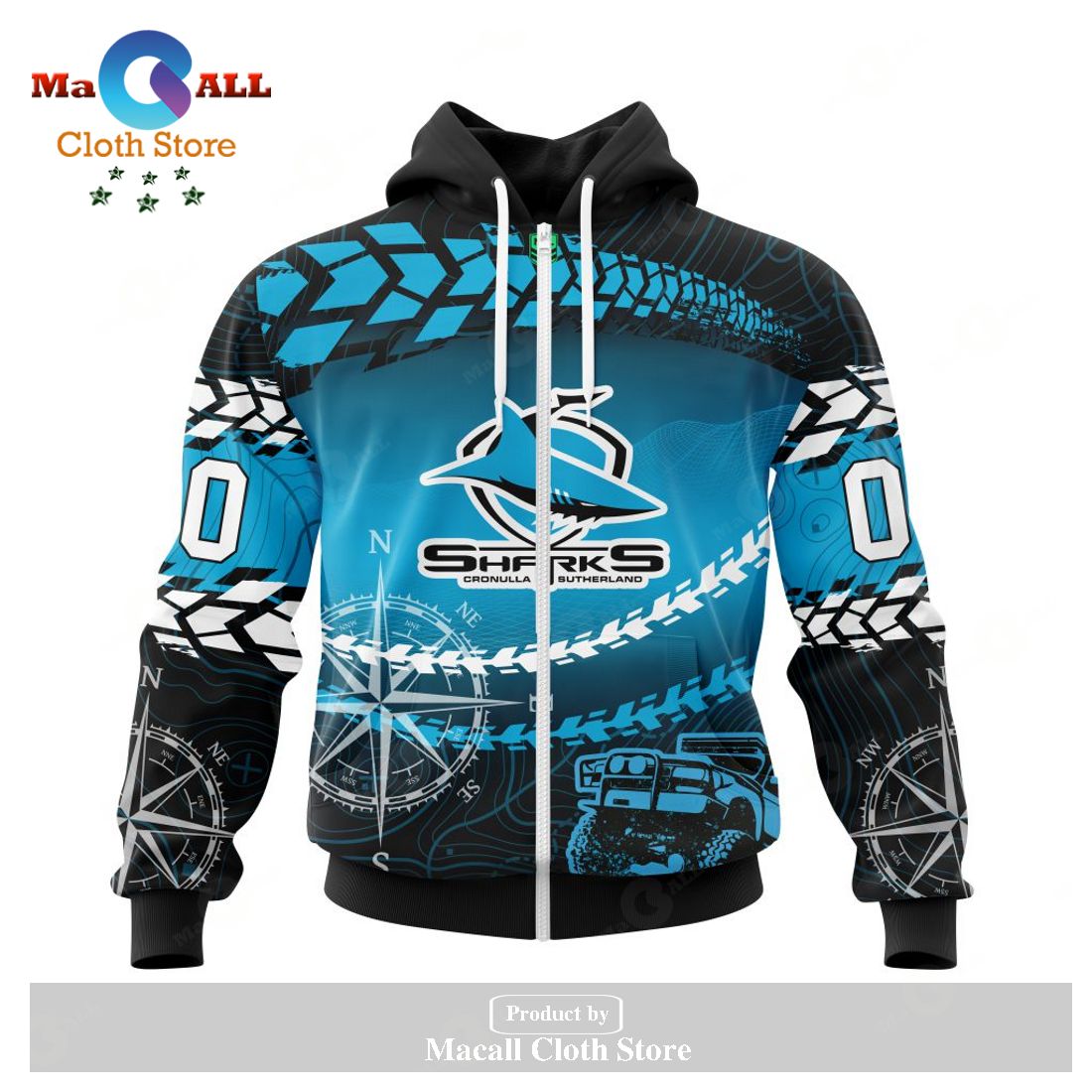 Personalized NRL Cronulla-Sutherland Sharks Special Off-Road Concept Hoodie Sweatshirt 3D LIMITED EDITION Personalized NRL Cronulla-Sutherland Sharks Special Off-Road Concept Hoodie Sweatshirt 3D LIMITED EDITION