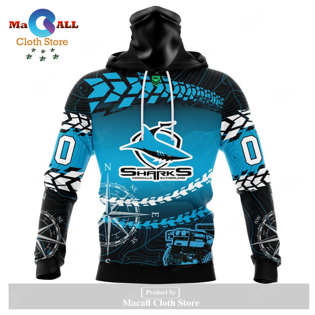 Personalized NRL Cronulla-Sutherland Sharks Special Off-Road Concept Hoodie Sweatshirt 3D LIMITED EDITION Personalized NRL Cronulla-Sutherland Sharks Special Off-Road Concept Hoodie Sweatshirt 3D LIMITED EDITION