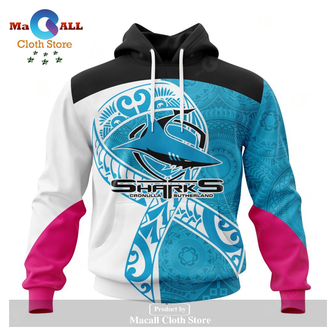 Personalized NRL Cronulla-Sutherland Sharks Specialized Kits Samoa Fight Cancer Hoodie Sweatshirt 3D LIMITED EDITION Personalized NRL Cronulla-Sutherland Sharks Specialized Kits Samoa Fight Cancer Hoodie Sweatshirt 3D LIMITED EDITION