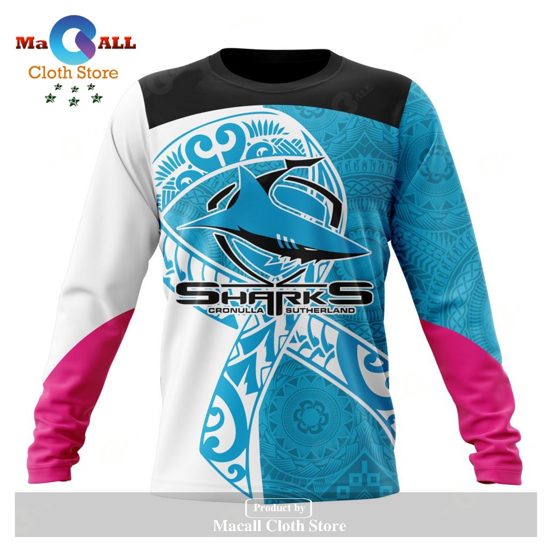 Personalized NRL Cronulla-Sutherland Sharks Specialized Kits Samoa Fight Cancer Hoodie Sweatshirt 3D LIMITED EDITION Personalized NRL Cronulla-Sutherland Sharks Specialized Kits Samoa Fight Cancer Hoodie Sweatshirt 3D LIMITED EDITION