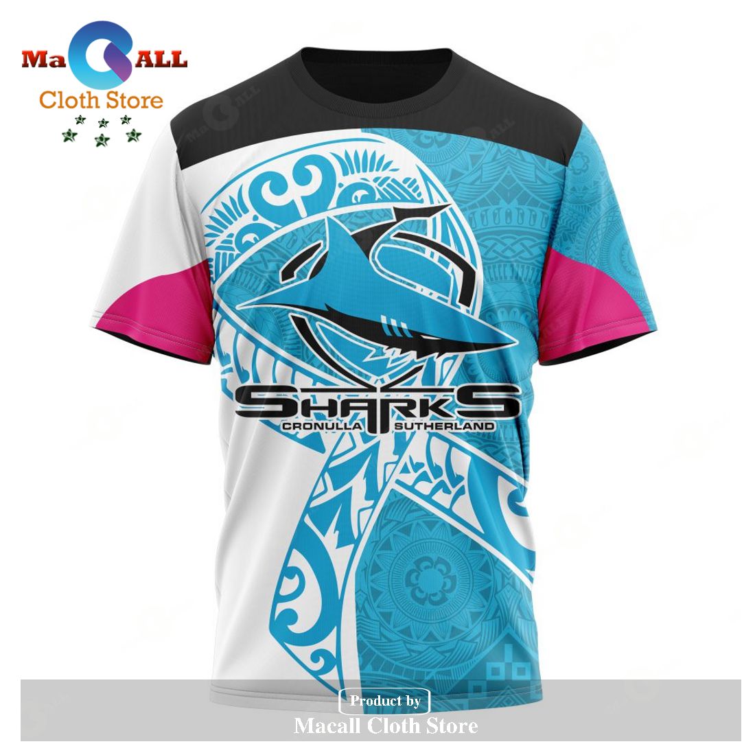 Personalized NRL Cronulla-Sutherland Sharks Specialized Kits Samoa Fight Cancer Hoodie Sweatshirt 3D LIMITED EDITION Personalized NRL Cronulla-Sutherland Sharks Specialized Kits Samoa Fight Cancer Hoodie Sweatshirt 3D LIMITED EDITION
