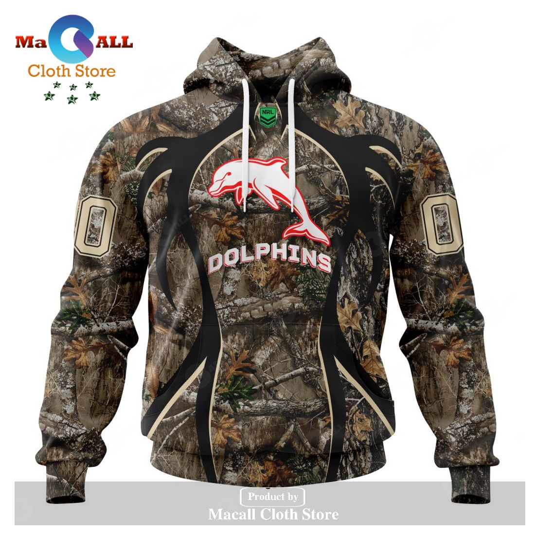 Personalized NRL Dolphins - Specialized Hunting Camo Hoodie Sweatshirt 3D LIMITED EDITION Personalized NRL Dolphins - Specialized Hunting Camo Hoodie Sweatshirt 3D LIMITED EDITION