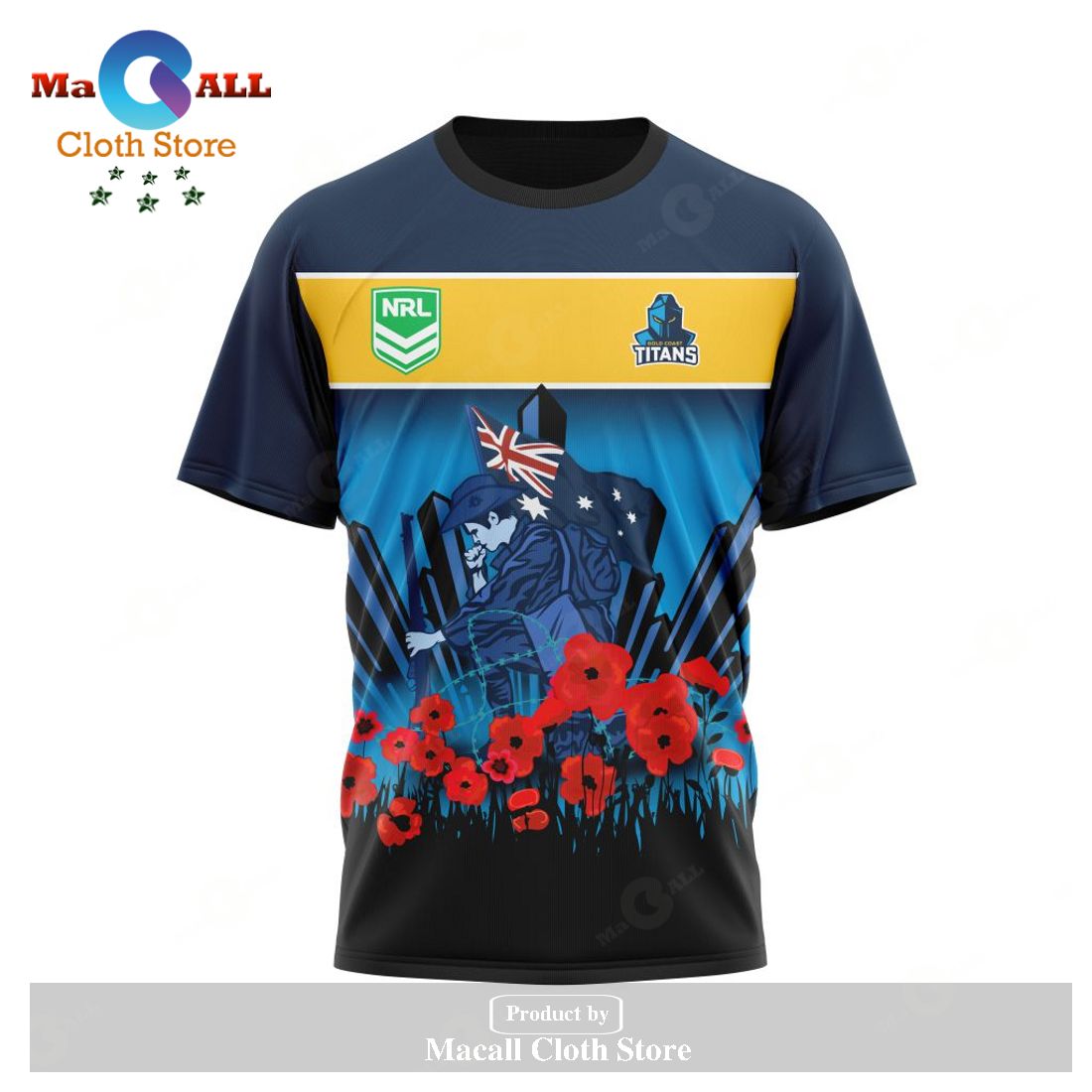 Personalized NRL Gold Coast Titans - Specialized 2023 Anzac Jersey Concepts Hoodie Sweatshirt 3D LIMITED EDITION Personalized NRL Gold Coast Titans - Specialized 2023 Anzac Jersey Concepts Hoodie Sweatshirt 3D LIMITED EDITION