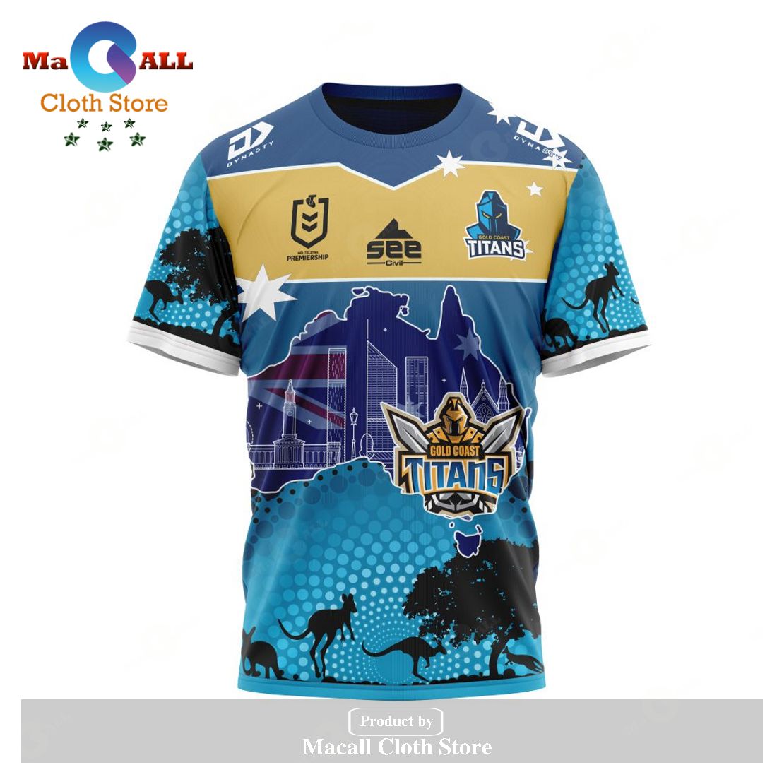 Personalized NRL Gold Coast Titans - Specialized Concepts For Australia's Day Kits Hoodie Sweatshirt 3D LIMITED EDITION Personalized NRL Gold Coast Titans - Specialized Concepts For Australia's Day Kits Hoodie Sweatshirt 3D LIMITED EDITION