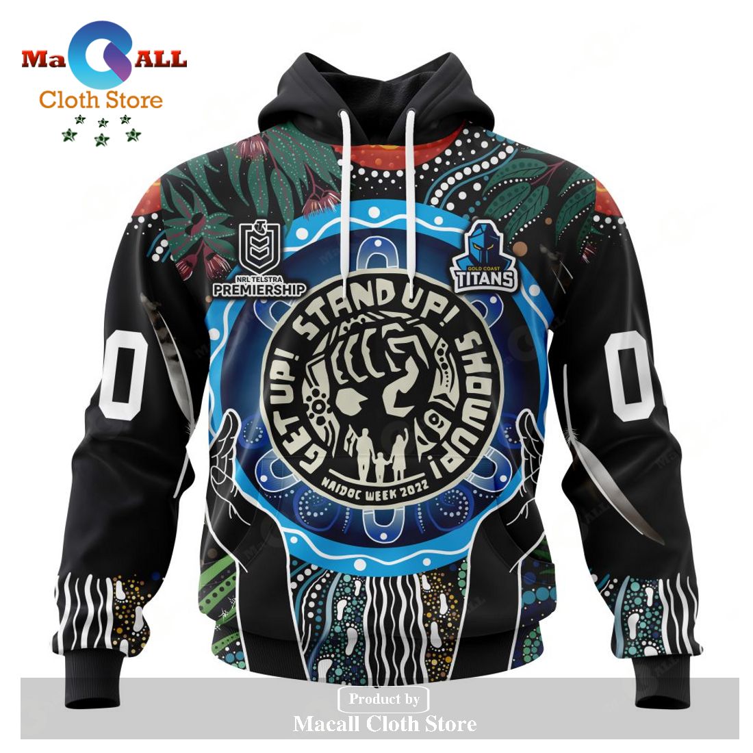 Personalized NRL Gold Coast Titans - Specialized Concepts Kits For Naidoc Event Hoodie Sweatshirt 3D LIMITED EDITION Personalized NRL Gold Coast Titans - Specialized Concepts Kits For Naidoc Event Hoodie Sweatshirt 3D LIMITED EDITION