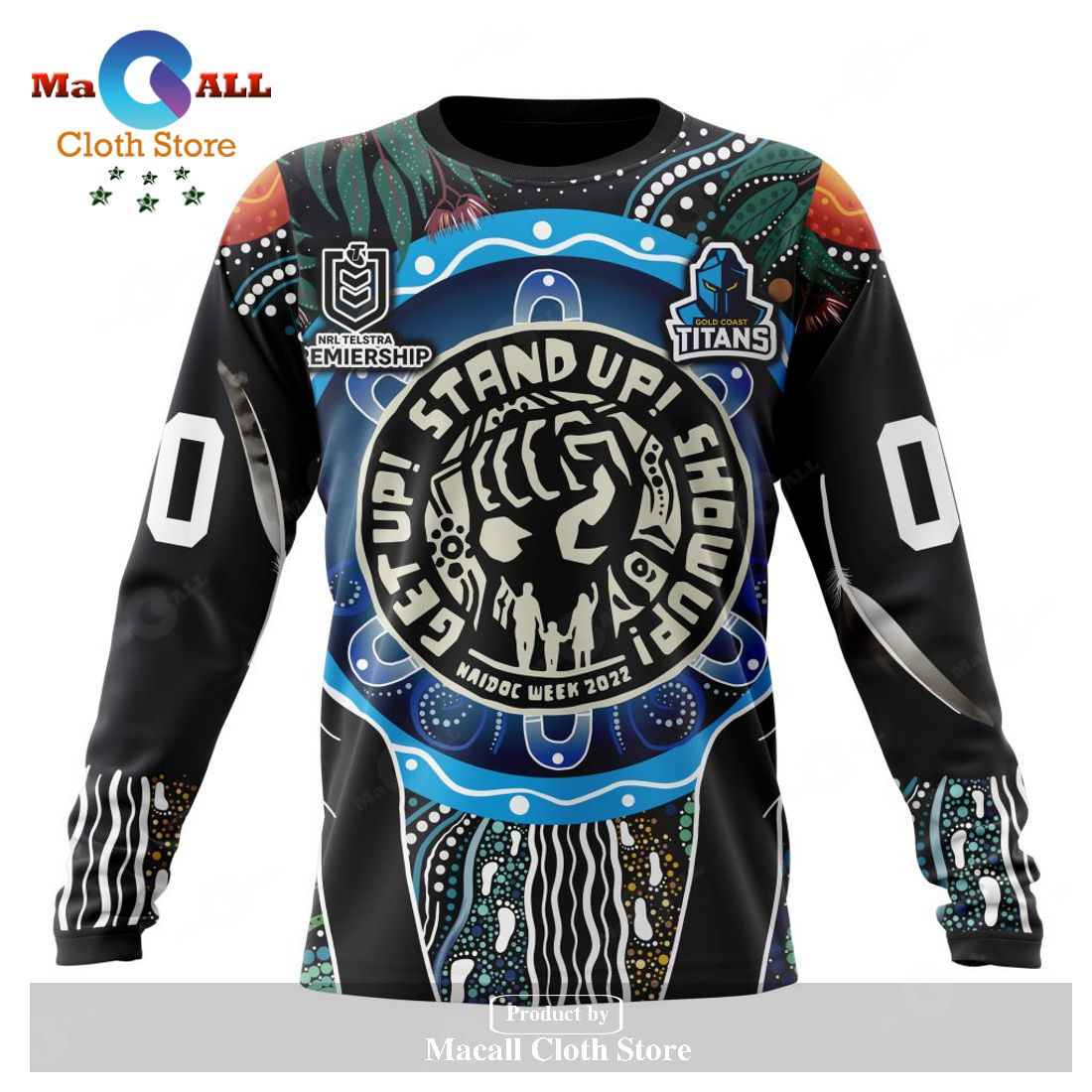 Personalized NRL Gold Coast Titans - Specialized Concepts Kits For Naidoc Event Hoodie Sweatshirt 3D LIMITED EDITION Personalized NRL Gold Coast Titans - Specialized Concepts Kits For Naidoc Event Hoodie Sweatshirt 3D LIMITED EDITION