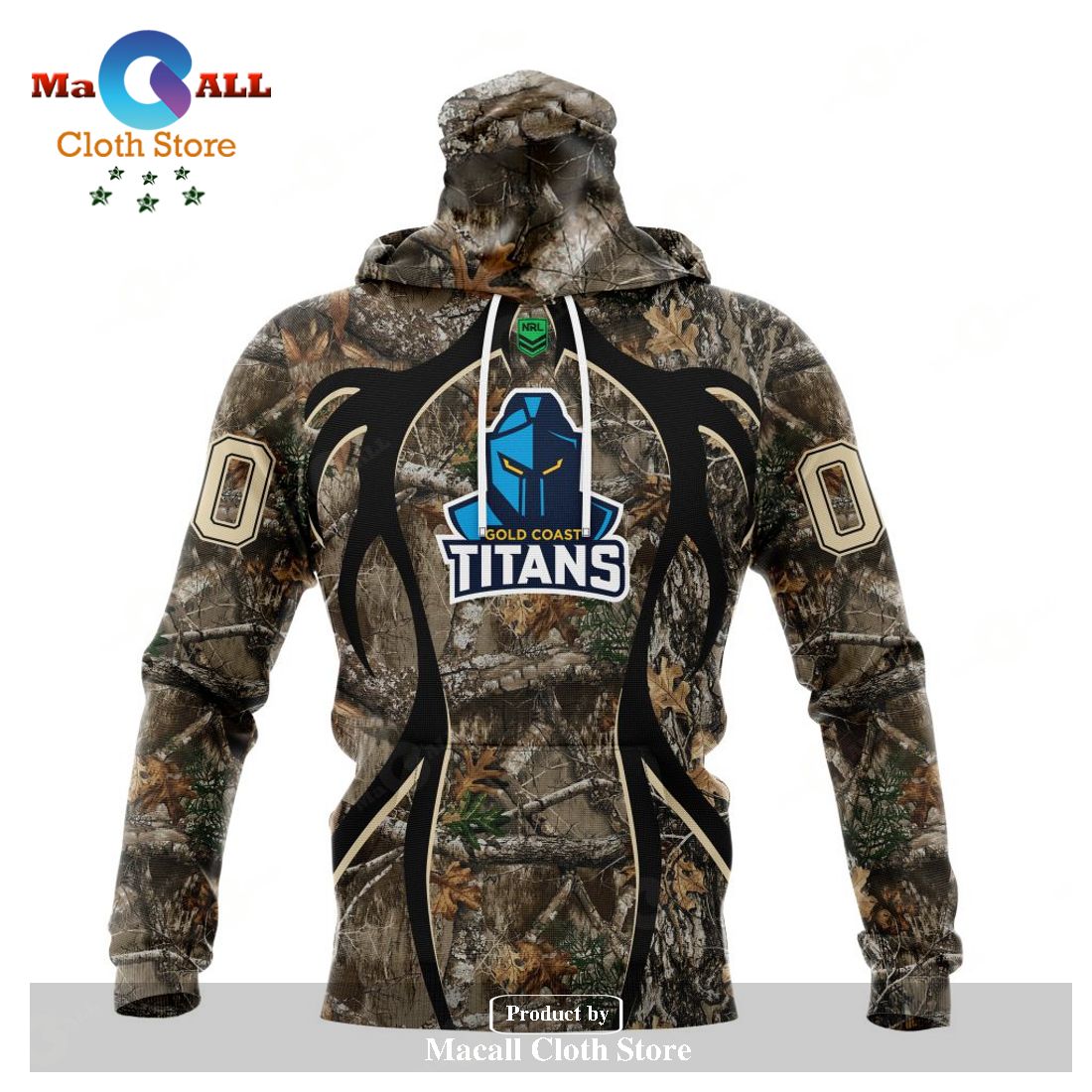 Personalized NRL Gold Coast Titans - Specialized Hunting Camo Hoodie Sweatshirt 3D LIMITED EDITION Personalized NRL Gold Coast Titans - Specialized Hunting Camo Hoodie Sweatshirt 3D LIMITED EDITION