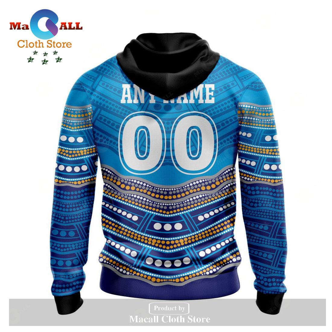 Personalized NRL Gold Coast Titans - Specialized Indigenous Concept With Team Mascot Hoodie Sweatshirt 3D LIMITED EDITION Personalized NRL Gold Coast Titans - Specialized Indigenous Concept With Team Mascot Hoodie Sweatshirt 3D LIMITED EDITION