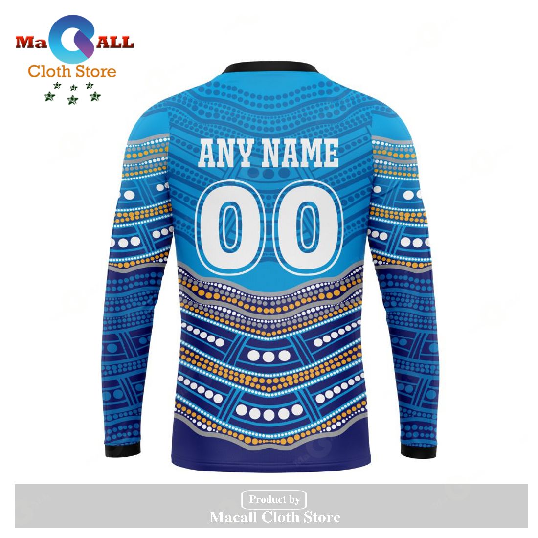 Personalized NRL Gold Coast Titans - Specialized Indigenous Concept With Team Mascot Hoodie Sweatshirt 3D LIMITED EDITION Personalized NRL Gold Coast Titans - Specialized Indigenous Concept With Team Mascot Hoodie Sweatshirt 3D LIMITED EDITION