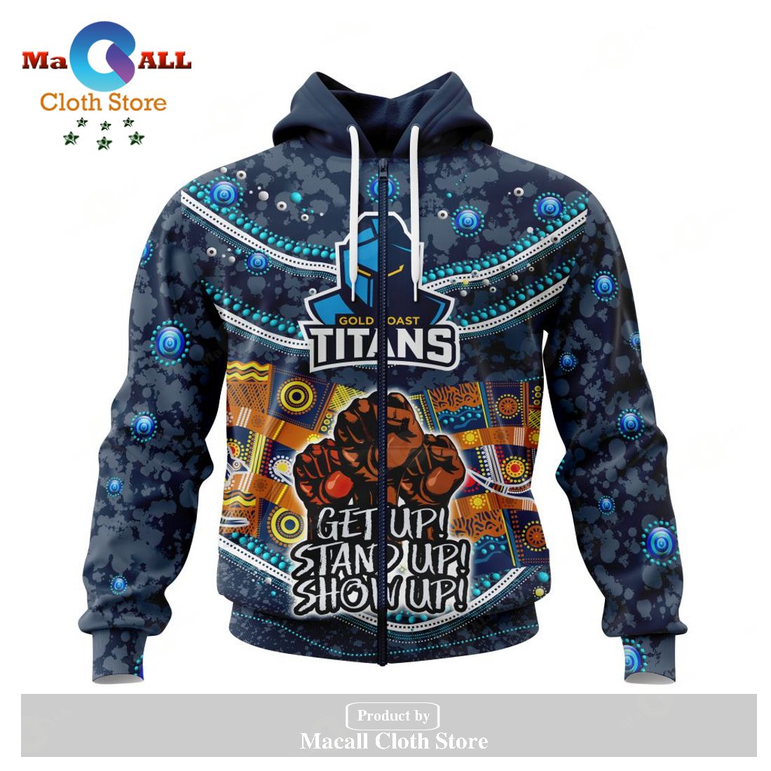 Personalized NRL Gold Coast Titans - Specialized Indigenous Kits For NAIDOC Week Hoodie Sweatshirt 3D LIMITED EDITION Personalized NRL Gold Coast Titans - Specialized Indigenous Kits For NAIDOC Week Hoodie Sweatshirt 3D LIMITED EDITION