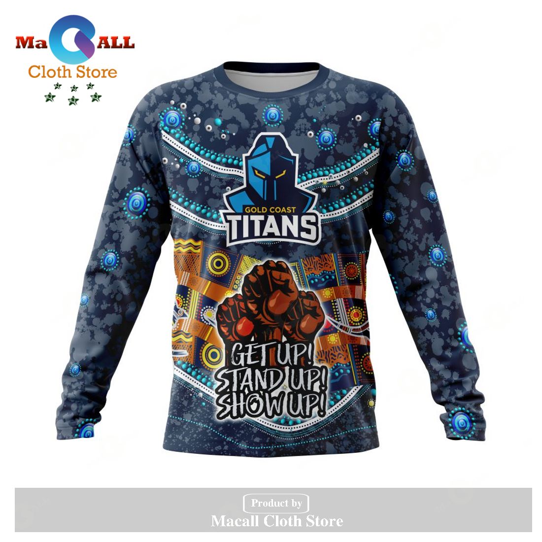 Personalized NRL Gold Coast Titans - Specialized Indigenous Kits For NAIDOC Week Hoodie Sweatshirt 3D LIMITED EDITION Personalized NRL Gold Coast Titans - Specialized Indigenous Kits For NAIDOC Week Hoodie Sweatshirt 3D LIMITED EDITION