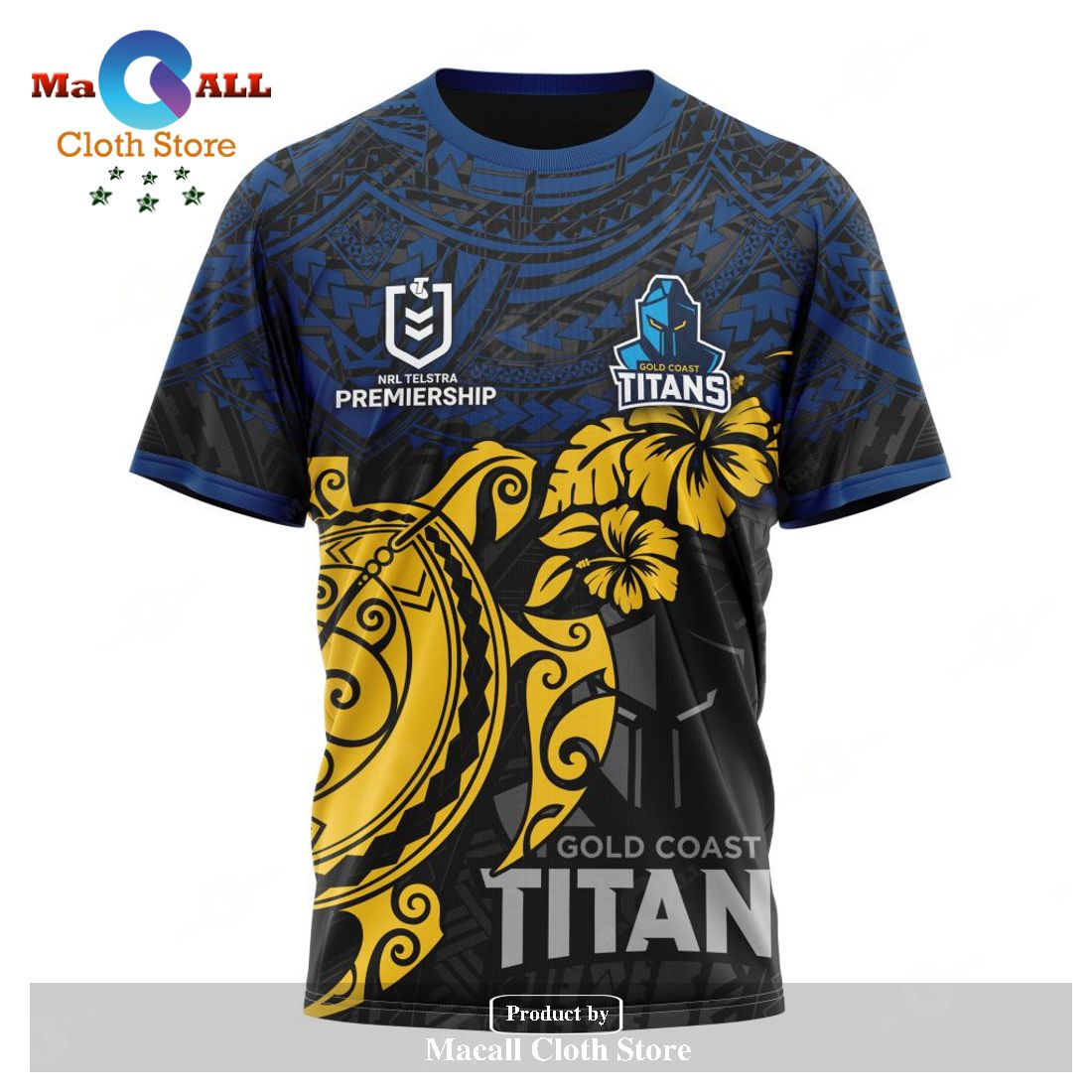 Personalized NRL Gold Coast Titans Polynesian Concept Kits Hoodie Sweatshirt 3D LIMITED EDITION Personalized NRL Gold Coast Titans Polynesian Concept Kits Hoodie Sweatshirt 3D LIMITED EDITION