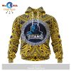 Personalized NRL Gold Coast Titans Polynesian Concept Kits Hoodie Sweatshirt 3D LIMITED EDITION
