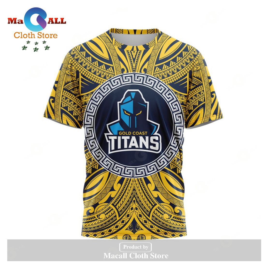 Personalized NRL Gold Coast Titans Polynesian Concept Kits Hoodie Sweatshirt 3D LIMITED EDITION Personalized NRL Gold Coast Titans Polynesian Concept Kits Hoodie Sweatshirt 3D LIMITED EDITION