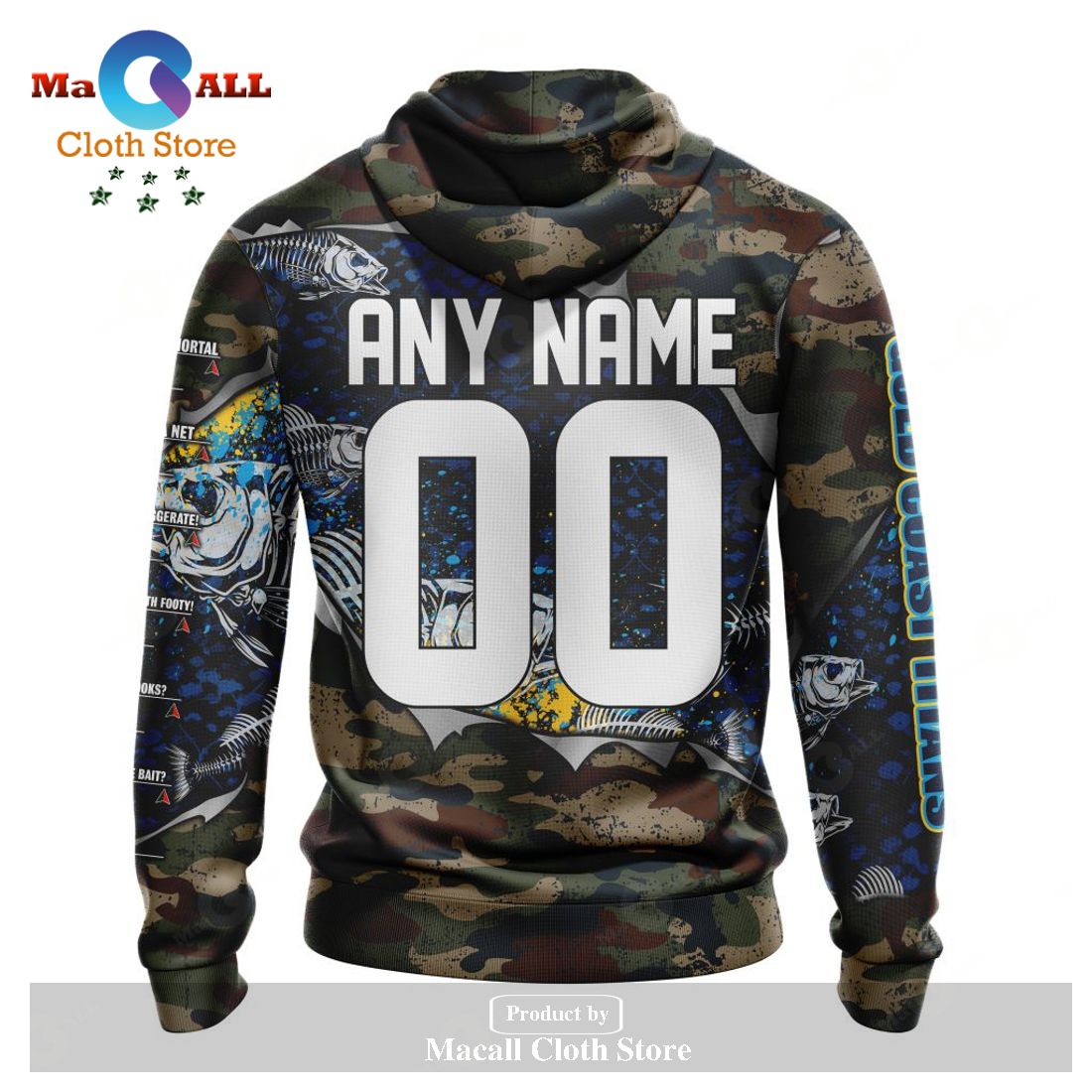 Personalized NRL Gold Coast Titans Special Camo Fishing Hoodie Sweatshirt 3D LIMITED EDITION Personalized NRL Gold Coast Titans Special Camo Fishing Hoodie Sweatshirt 3D LIMITED EDITION