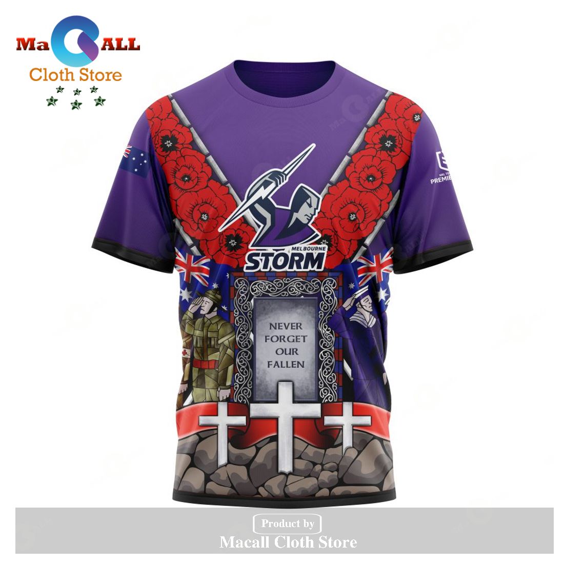 Personalized NRL Melbourne Storm - Specialized Anzac Jersey Concepts Hoodie Sweatshirt 3D LIMITED EDITION Personalized NRL Melbourne Storm - Specialized Anzac Jersey Concepts Hoodie Sweatshirt 3D LIMITED EDITION