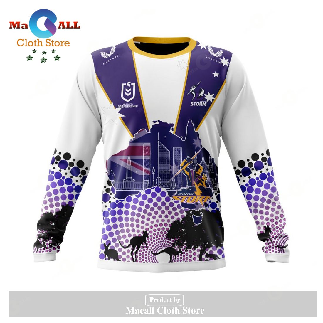 Personalized NRL Melbourne Storm - Specialized Concepts For Australia's Day Kits Hoodie Sweatshirt 3D LIMITED EDITION Personalized NRL Melbourne Storm - Specialized Concepts For Australia's Day Kits Hoodie Sweatshirt 3D LIMITED EDITION