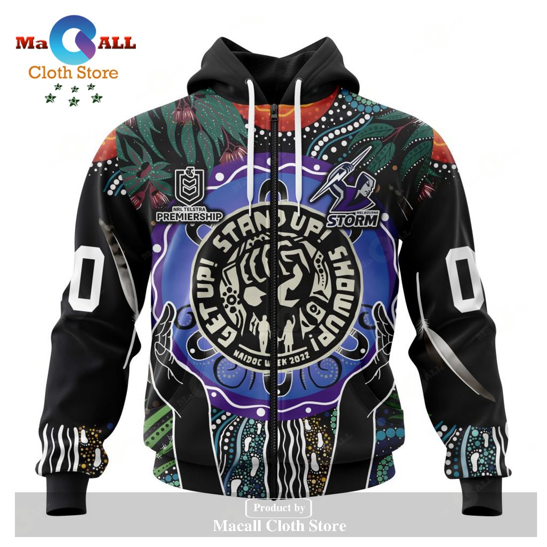 Personalized NRL Melbourne Storm - Specialized Concepts Kits For Naidoc Event Hoodie Sweatshirt 3D LIMITED EDITION Personalized NRL Melbourne Storm - Specialized Concepts Kits For Naidoc Event Hoodie Sweatshirt 3D LIMITED EDITION