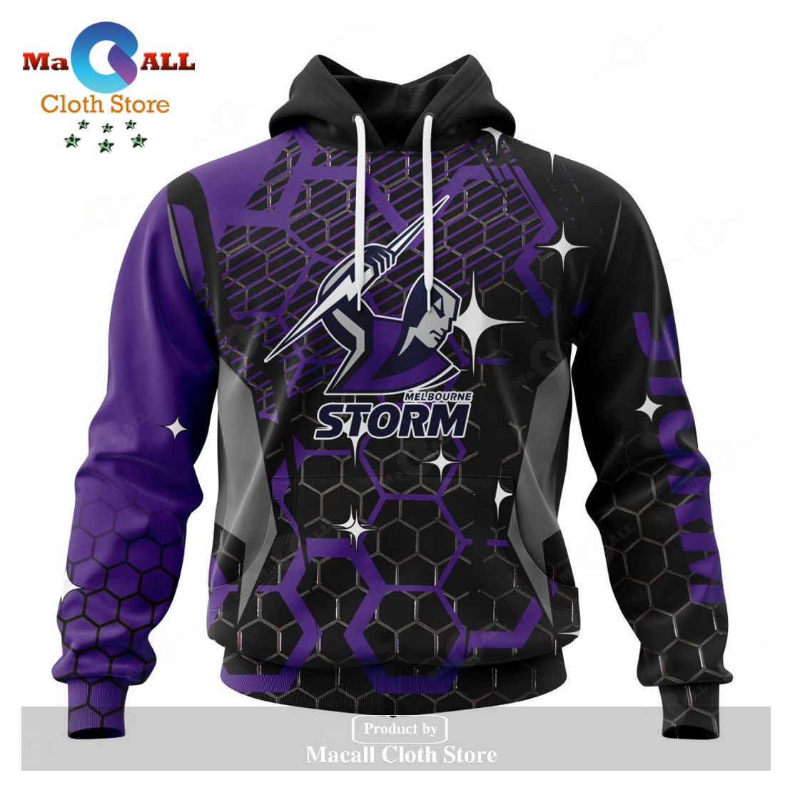 Personalized NRL Melbourne Storm - Specialized Design With MotoCross Syle Hoodie Sweatshirt 3D LIMITED EDITION Personalized NRL Melbourne Storm - Specialized Design With MotoCross Syle Hoodie Sweatshirt 3D LIMITED EDITION