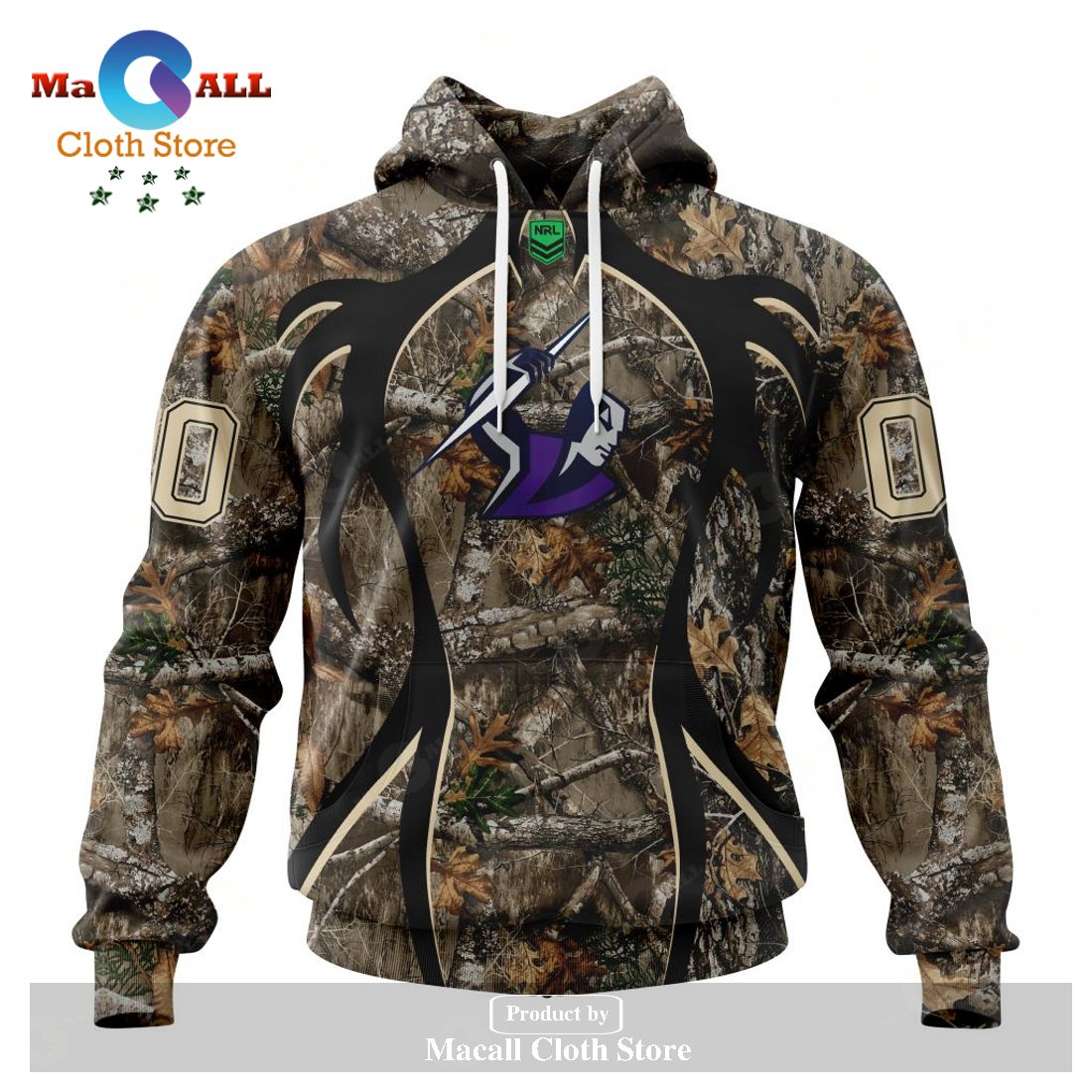 Personalized NRL Melbourne Storm - Specialized Hunting Camo Hoodie Sweatshirt 3D LIMITED EDITION Personalized NRL Melbourne Storm - Specialized Hunting Camo Hoodie Sweatshirt 3D LIMITED EDITION