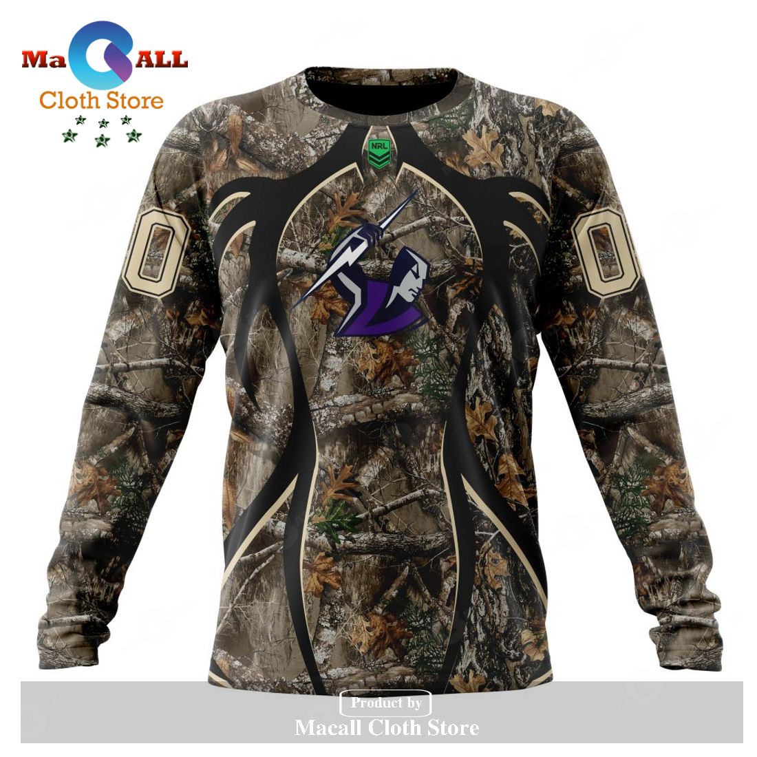 Personalized NRL Melbourne Storm - Specialized Hunting Camo Hoodie Sweatshirt 3D LIMITED EDITION Personalized NRL Melbourne Storm - Specialized Hunting Camo Hoodie Sweatshirt 3D LIMITED EDITION