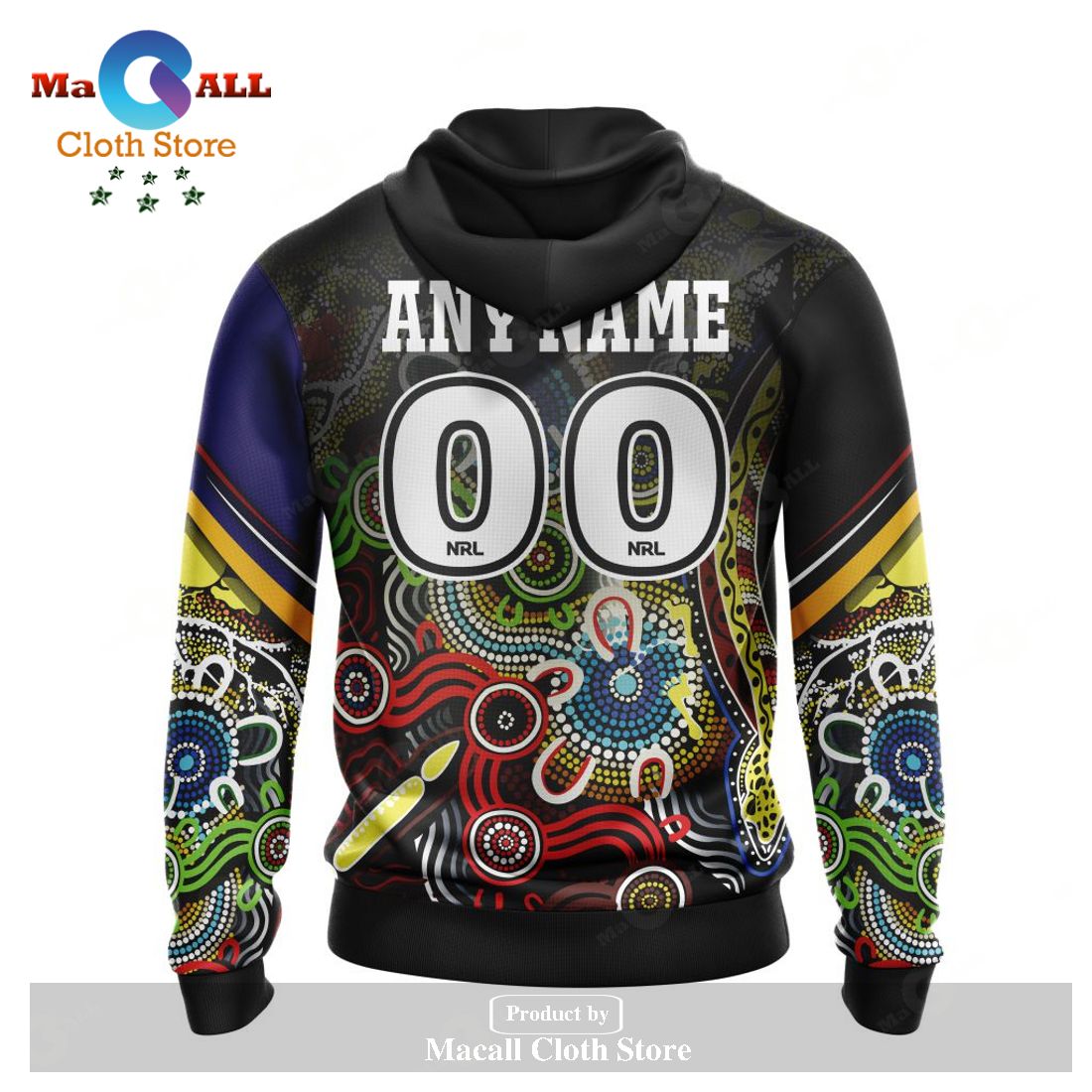 Personalized NRL Melbourne Storm - Specialized Indigenous Concept With Team Mascot Hoodie Sweatshirt 3D LIMITED EDITION Personalized NRL Melbourne Storm - Specialized Indigenous Concept With Team Mascot Hoodie Sweatshirt 3D LIMITED EDITION
