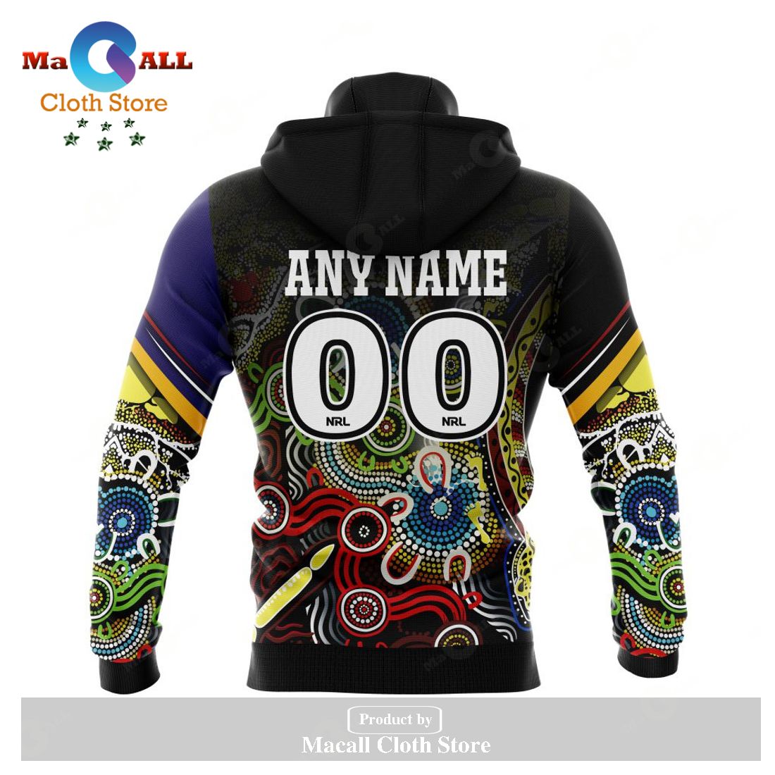 Personalized NRL Melbourne Storm - Specialized Indigenous Concept With Team Mascot Hoodie Sweatshirt 3D LIMITED EDITION Personalized NRL Melbourne Storm - Specialized Indigenous Concept With Team Mascot Hoodie Sweatshirt 3D LIMITED EDITION