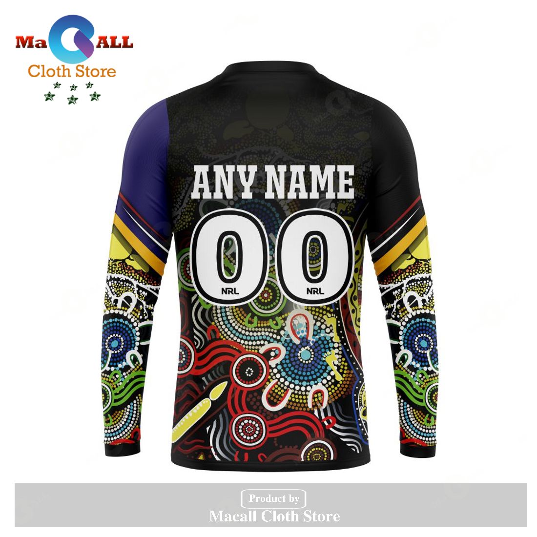 Personalized NRL Melbourne Storm - Specialized Indigenous Concept With Team Mascot Hoodie Sweatshirt 3D LIMITED EDITION Personalized NRL Melbourne Storm - Specialized Indigenous Concept With Team Mascot Hoodie Sweatshirt 3D LIMITED EDITION