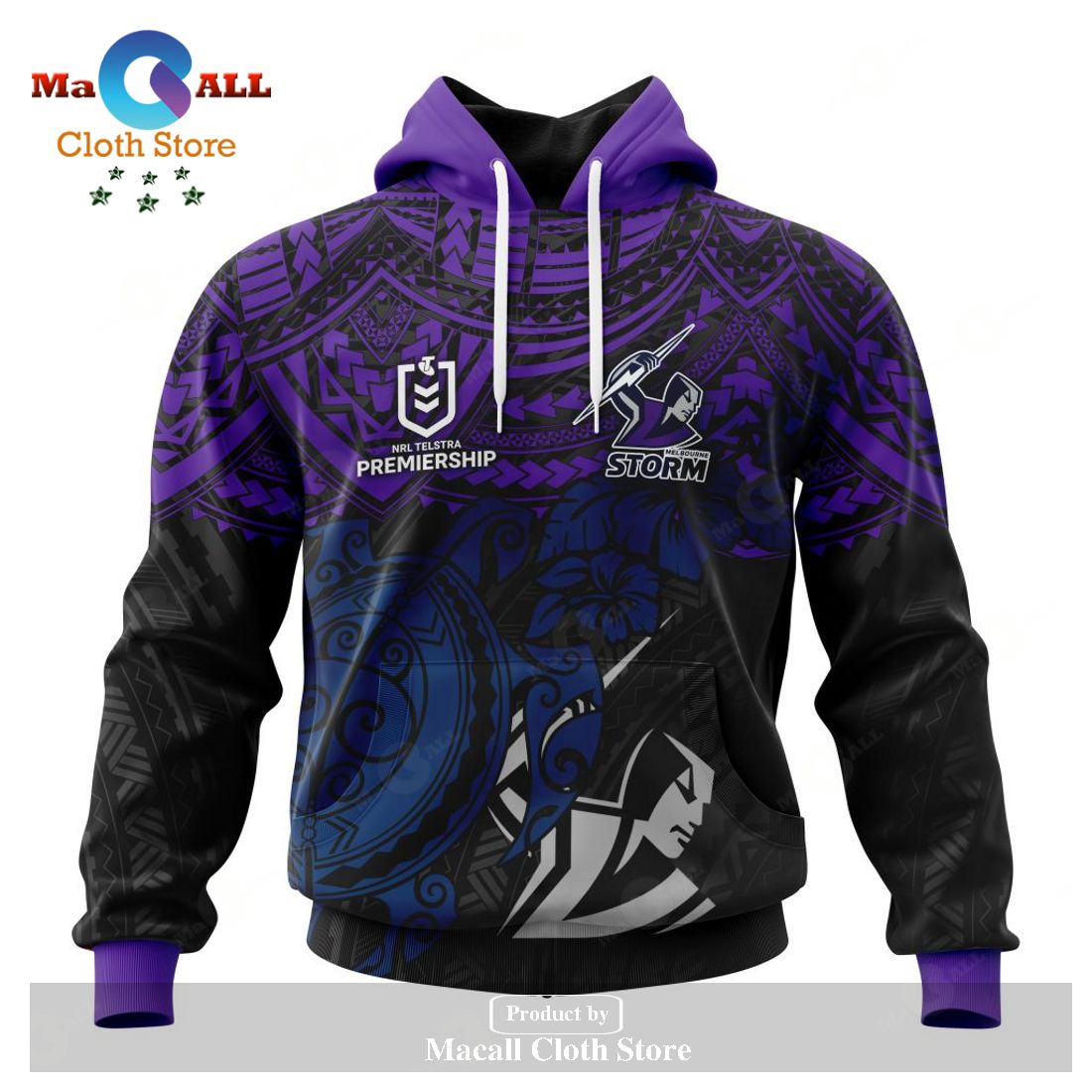 Personalized NRL Melbourne Storm Polynesian Concept Kits Hoodie Sweatshirt 3D LIMITED EDITION Personalized NRL Melbourne Storm Polynesian Concept Kits Hoodie Sweatshirt 3D LIMITED EDITION