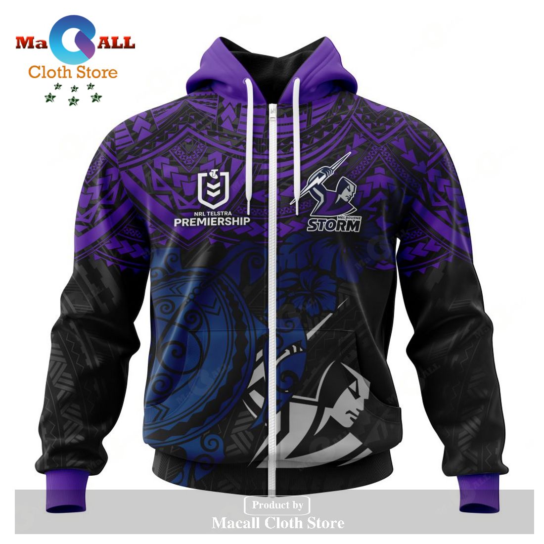 Personalized NRL Melbourne Storm Polynesian Concept Kits Hoodie Sweatshirt 3D LIMITED EDITION Personalized NRL Melbourne Storm Polynesian Concept Kits Hoodie Sweatshirt 3D LIMITED EDITION