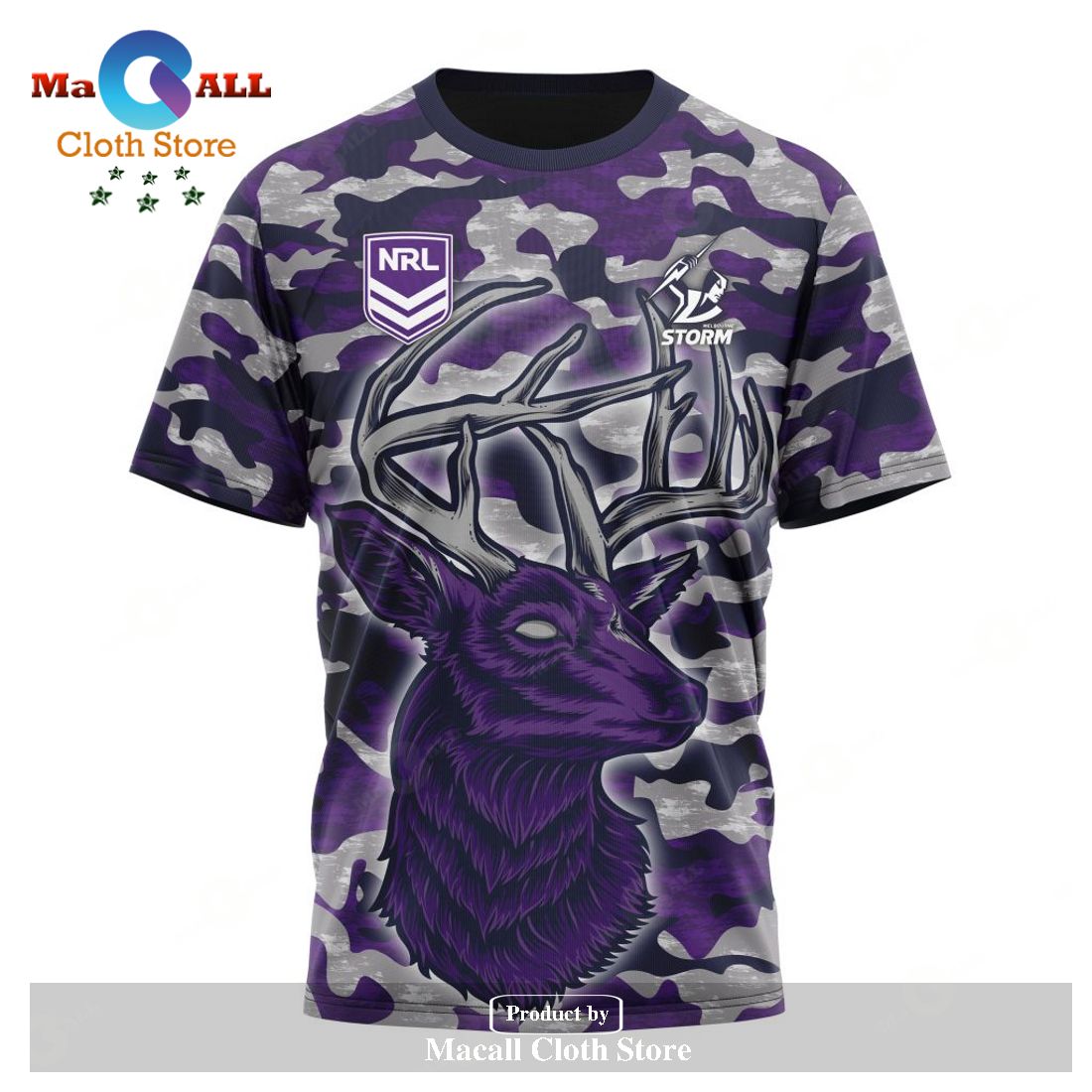 Personalized NRL Melbourne Storm Special Camo Deer Hunting Hoodie Sweatshirt 3D LIMITED EDITION Personalized NRL Melbourne Storm Special Camo Deer Hunting Hoodie Sweatshirt 3D LIMITED EDITION