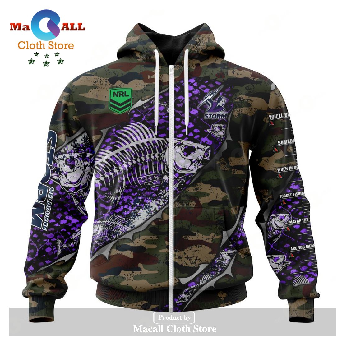 Personalized NRL Melbourne Storm Special Camo Fishing Hoodie Sweatshirt 3D LIMITED EDITION Personalized NRL Melbourne Storm Special Camo Fishing Hoodie Sweatshirt 3D LIMITED EDITION