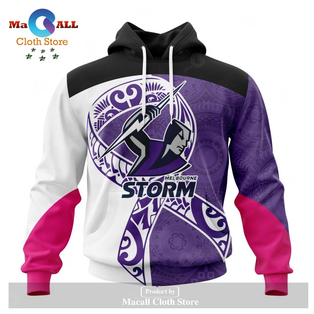 Personalized NRL Melbourne Storm Specialized Kits Samoa Fight Cancer Hoodie Sweatshirt 3D LIMITED EDITION Personalized NRL Melbourne Storm Specialized Kits Samoa Fight Cancer Hoodie Sweatshirt 3D LIMITED EDITION